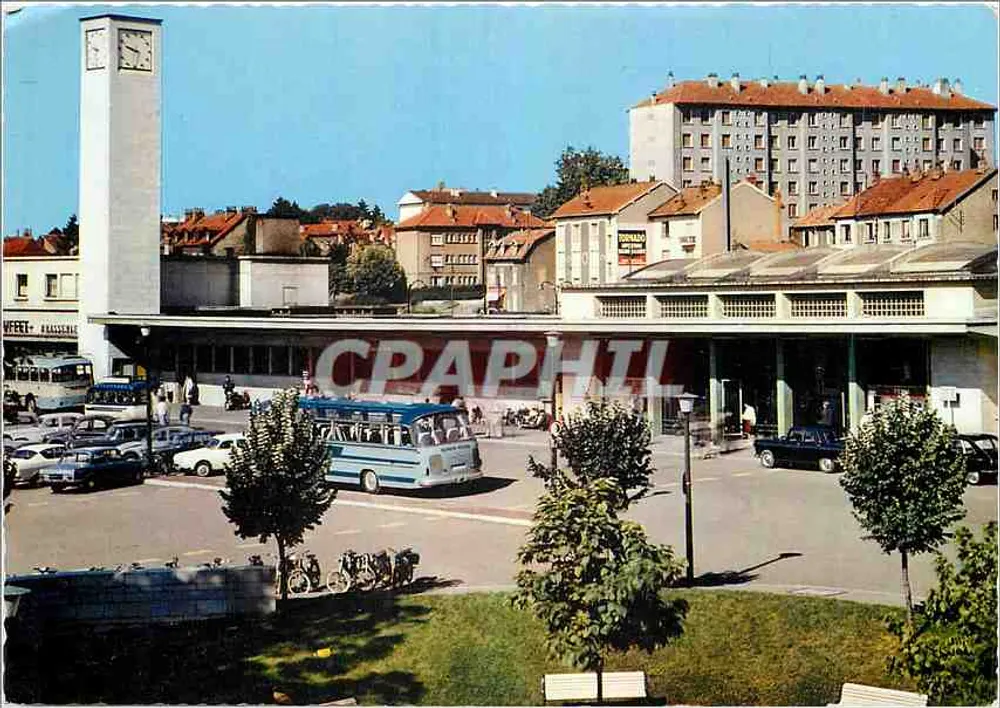 Besançon — A Estação da Viotte — Impressor Combier - Frente