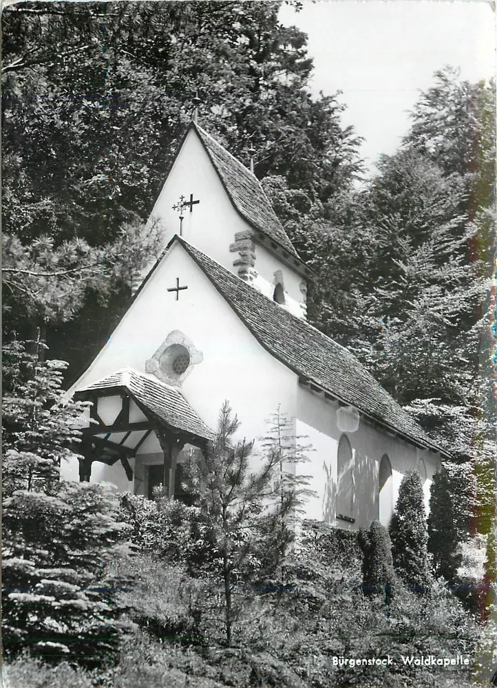 Bürgenstock. Waldkapelle — editor Verlag Globetroter GmbH, Luzern, n° 7129 - Frente