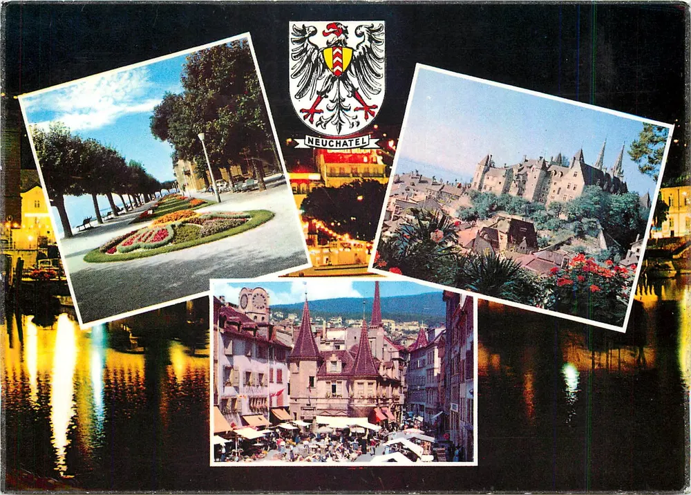 Neuchâtel — Rallye Internazionale dei Veterani — Edizioni R. Jeanneret - Recto