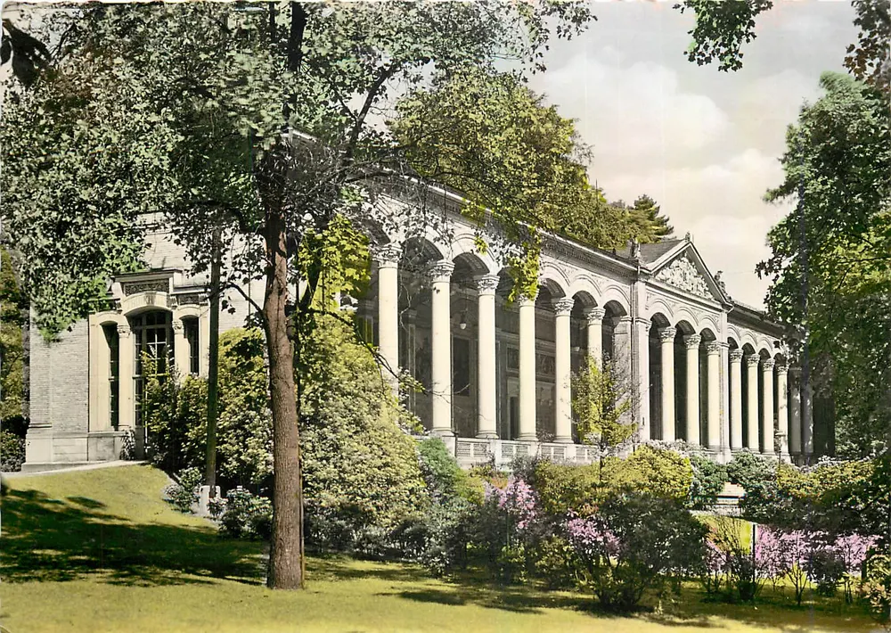 Baden-Baden — Trinkhalle — wydawca Kunstverlag Karl Peters, Fürt-Odenwald, nr 818 - Awers