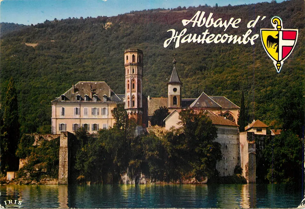 Abadia de Haute-combe — vista do lago — editor IRIS, n° 2283 - Frente