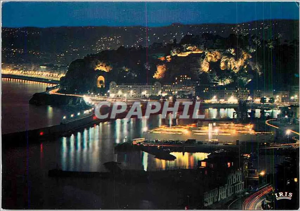 Schloss und Hafen in Nizza — Die Côte d'Azur — Éditions Diplôme - Vorderseite