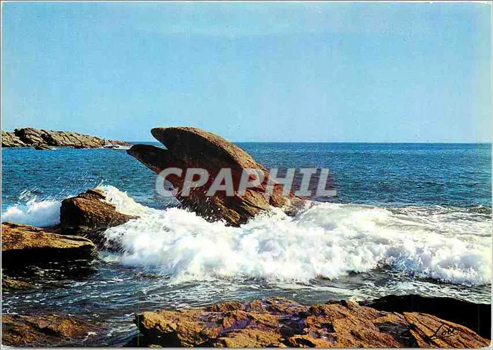 Ponta de Beg-er-Vil - O Rochedo do Falcão — Quiberon — Edições Argeny - Frente