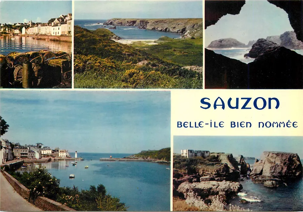 Sauzon — Belle-Île gut benannt — Kunstausgaben JOS - Vorderseite