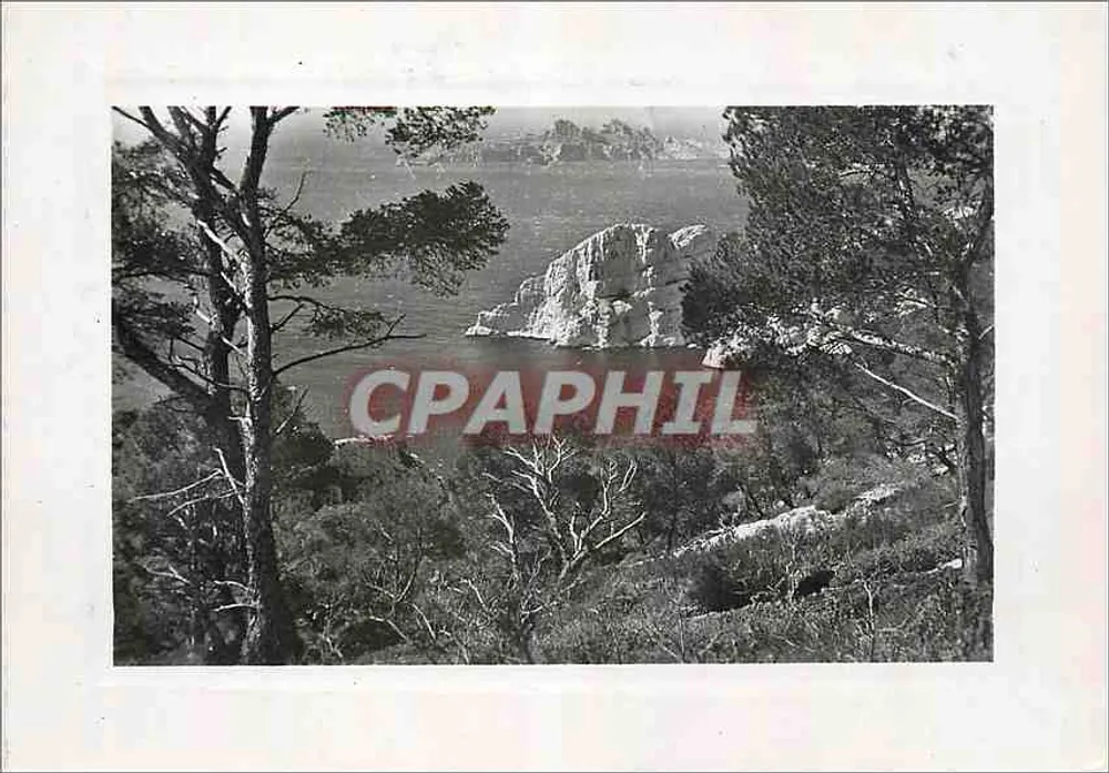 Calanques de Sormiou — vista panorâmica — Sociedade da Liberação, Marselha - Frente