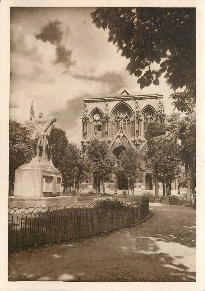 Kirche der Erlösung - Lyon — Statue der Jeanne d'Arc — Verleger Lescuyer, Lyon - Vorderseite