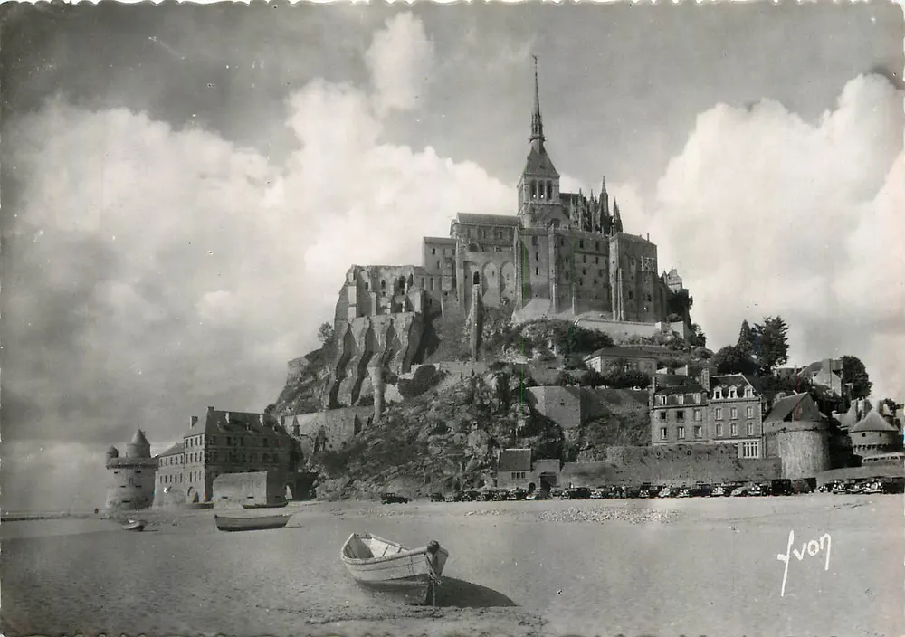 Monte Saint-Michel — vista panorâmica — Les Editions d'Art, n° 0101 - Frente