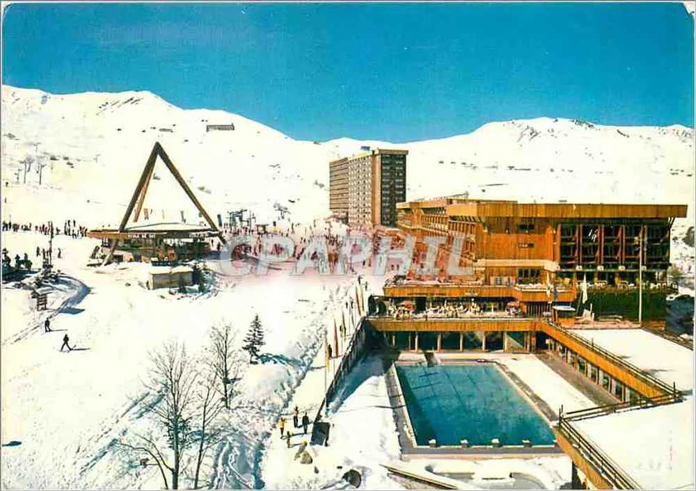 Le Corbier — Skiregion mit Pool — Éditions Théouac - Vorderseite