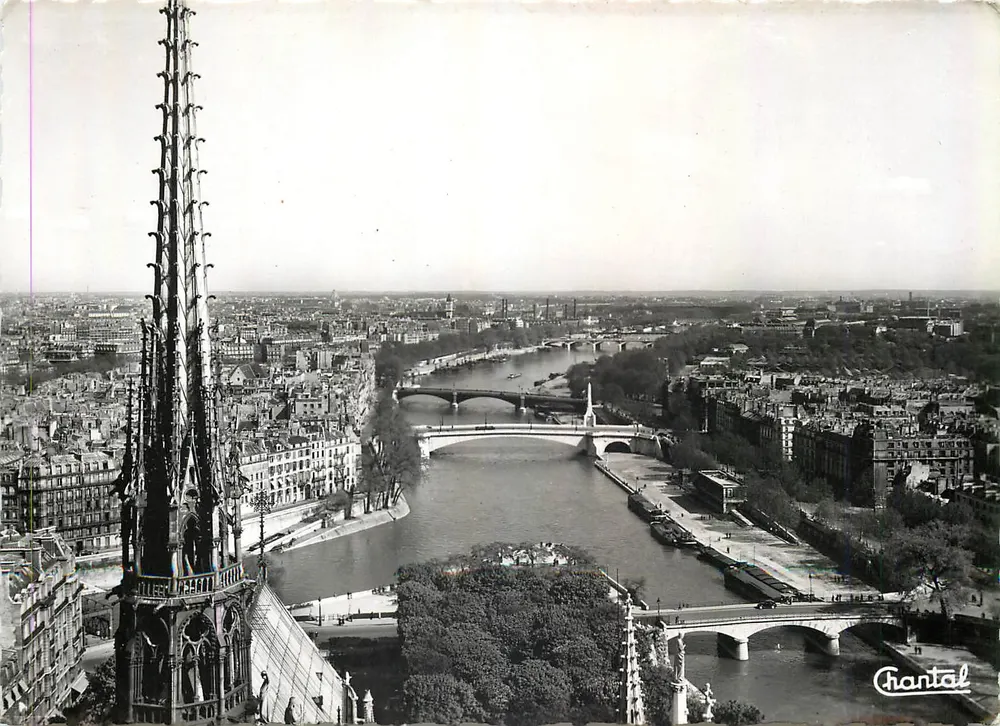 Paris - A Flecha da Notre-Dame — A Sena — Édition Chantal, n° 518 - Frente