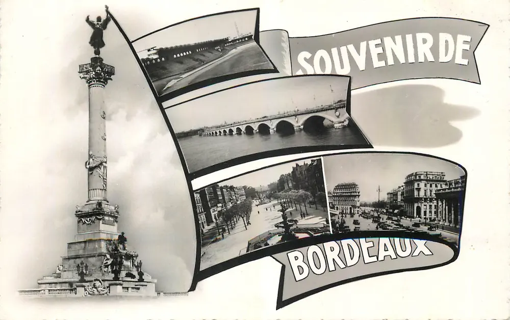 Bordeaux — Lembrete de Bordeaux — Editor La Cigogne, n° 33.998.01 - Frente