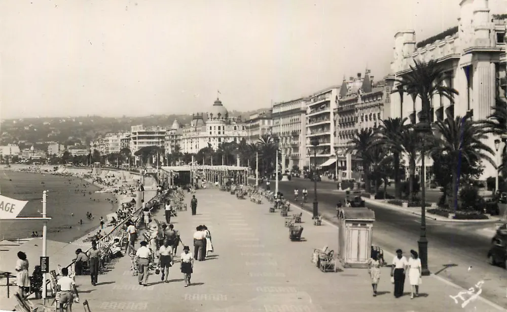 Nice - La Promenade des Anglais — Les Éditions Mat. 4, boulevard de Gimé, Nice - Vorderseite