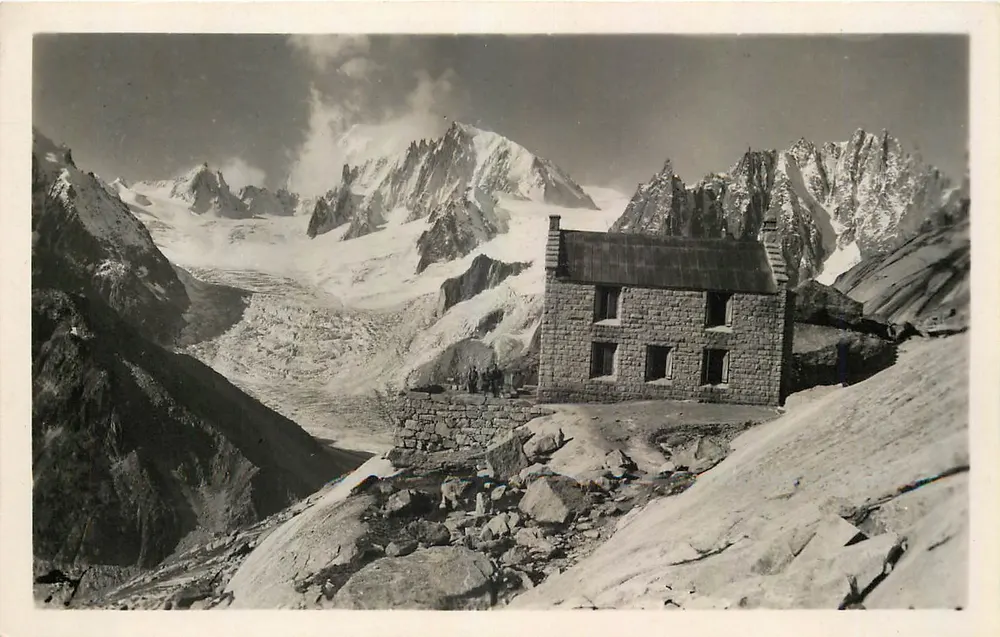 Der Couverole-Refuge — Mont Blanc-Massiv — Photo Manu-Édit. GAY-COUTTET - Vorderseite
