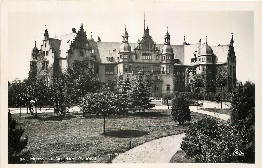 Metz — O Quartel Geral — editor A.A. n°54 - Frente