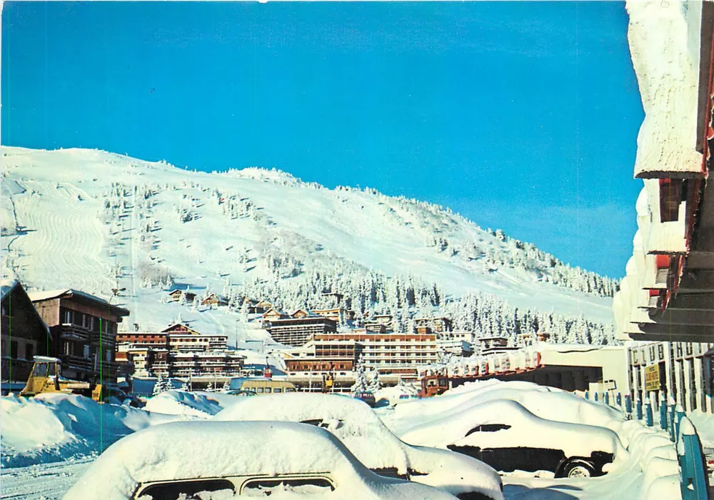Courchevel — Der Eingang zu Courchevel und die Pisten — Éditions G. Génet & Cie - Vorderseite