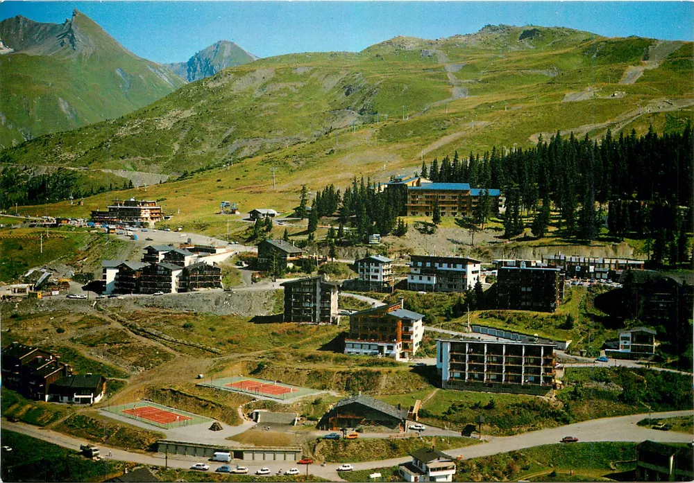 La Rosière-de-Montvalezan — Panoramablick auf die Skistationen und Pisten — Éditions Collard de Stade - Vorderseite