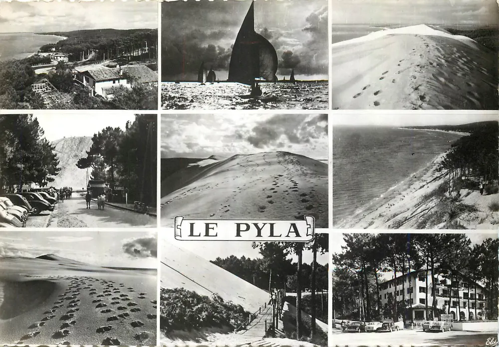 Le Pyla — Dunas e paisagem costeira — L. Chatagneau, n° 92 - Frente