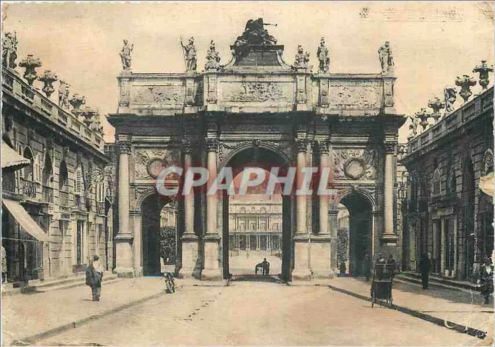 Arco do Triunfo — Nancy — Editor: Cie des Arts Photographiques - Frente