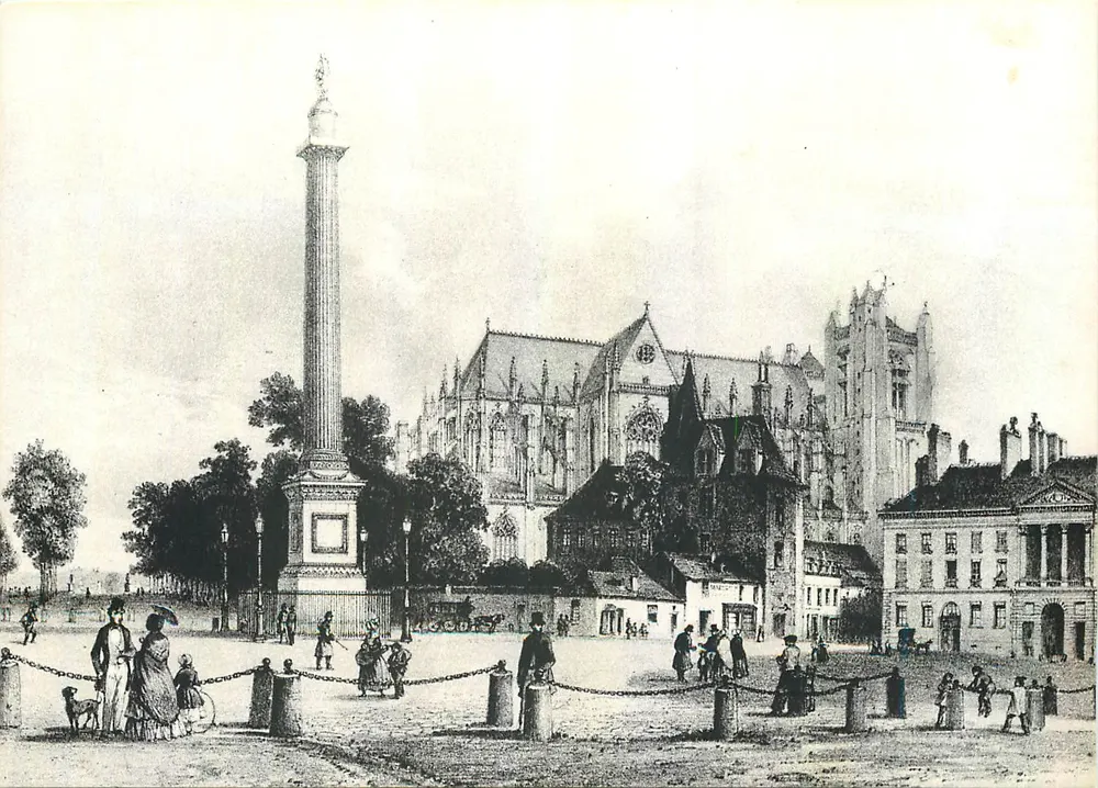 Place Marcel Foch und Kathedrale — Nantes — Art & Pères, Verleger - Vorderseite