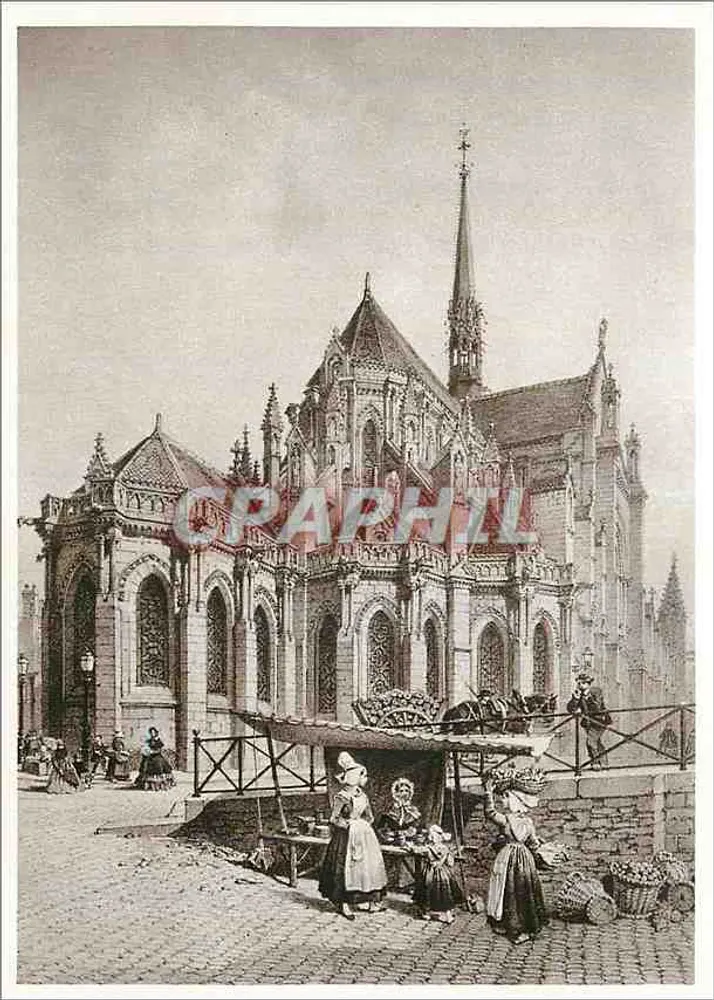 Nantes un tempo — La chiesa di San Nicola — Edizioni Pierre Artaud et Cie - Recto