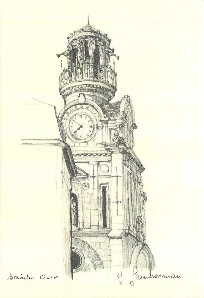 Glockenturm von Sainte-Croix — Nantes — Éditions des Jaunet - Vorderseite