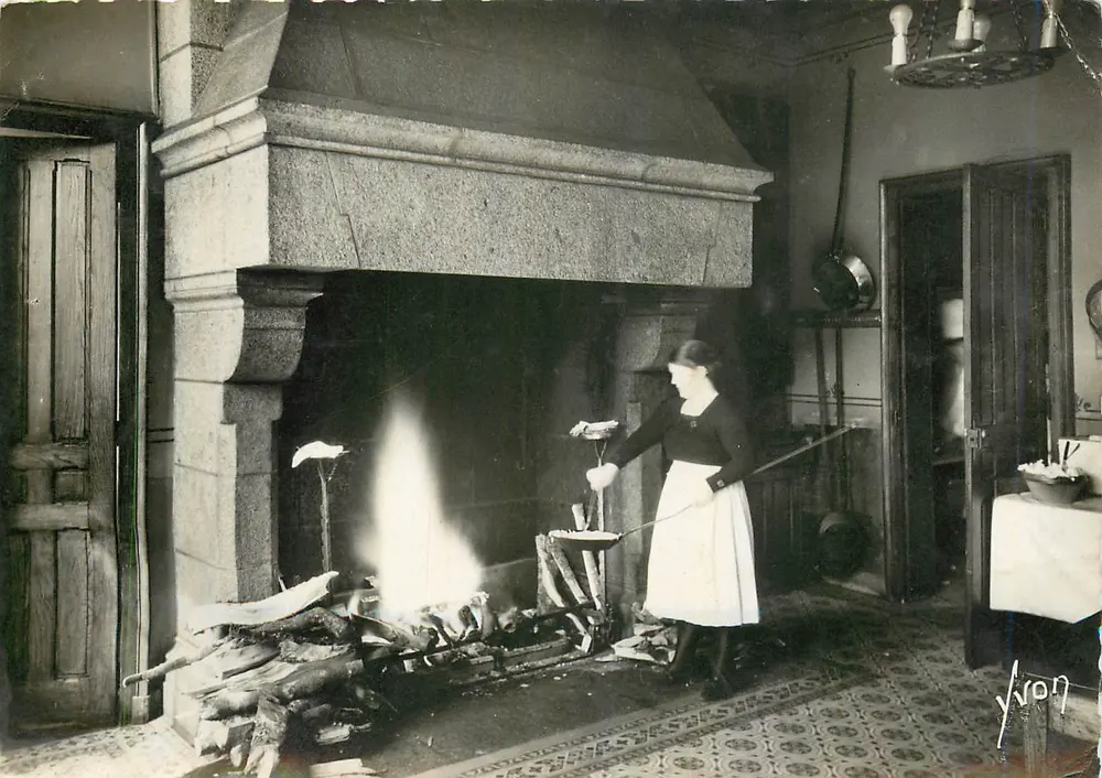 Mont Saint-Michel (Manche) — Die berühmte Omelette von « La Mère Poulard » — Les Éditions d'Art 'Vivon' n° 475 - Vorderseite