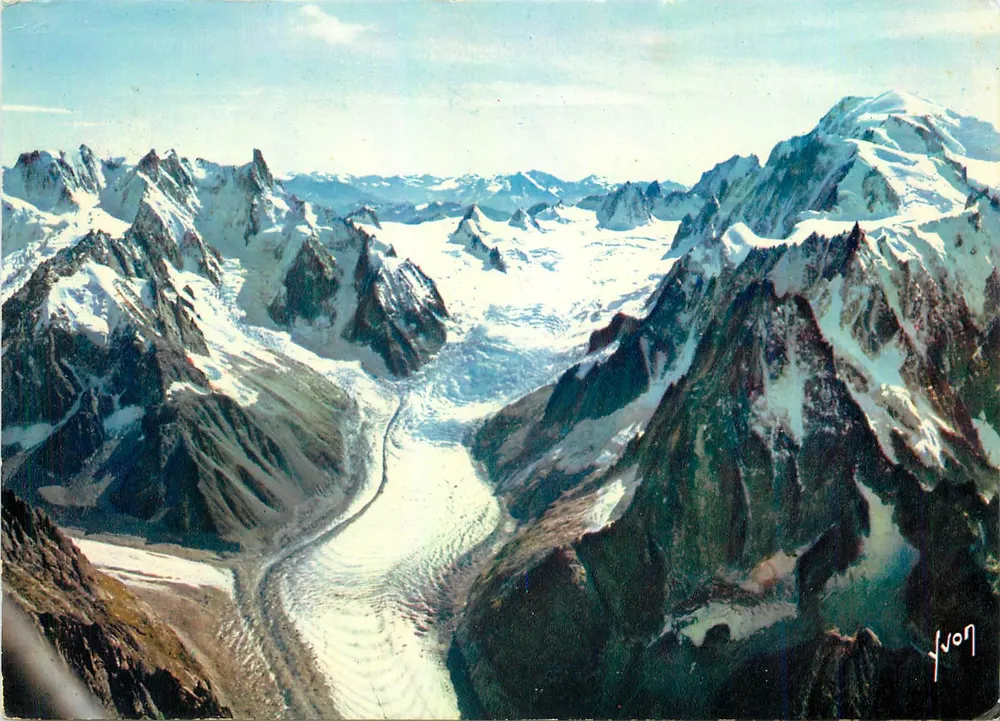 Die Alpen - Chamonix-Mont-Blanc — Luftbild — Éditions Jean-Jaurès - Vorderseite