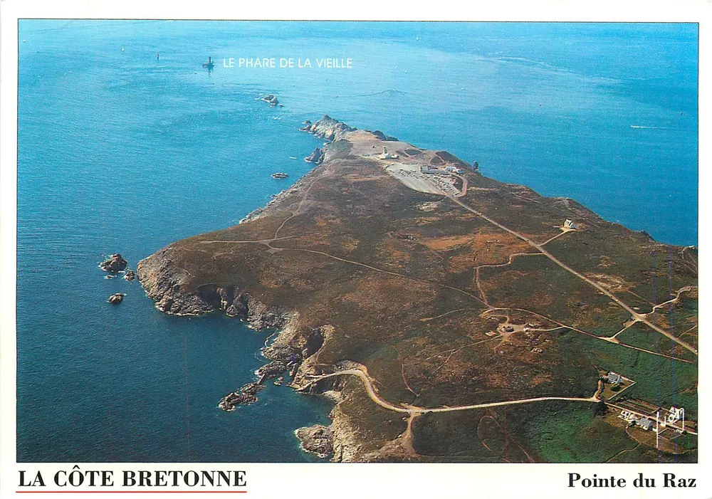 Pointe du Raz — O Farol da Velha — Editor Jean-Jaurès, n° 1203 - Frente