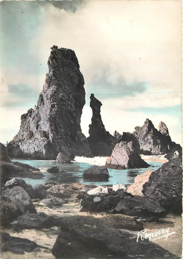 Die Needles von Port-Coton — Belle-Île-en-Mer — Photo Studio R. Misset - Vorderseite