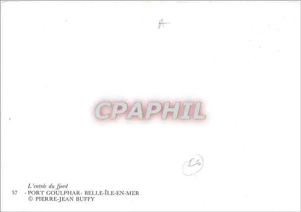 Port Goulphar — Belle-Île-en-Mer — 57 - Rückseite