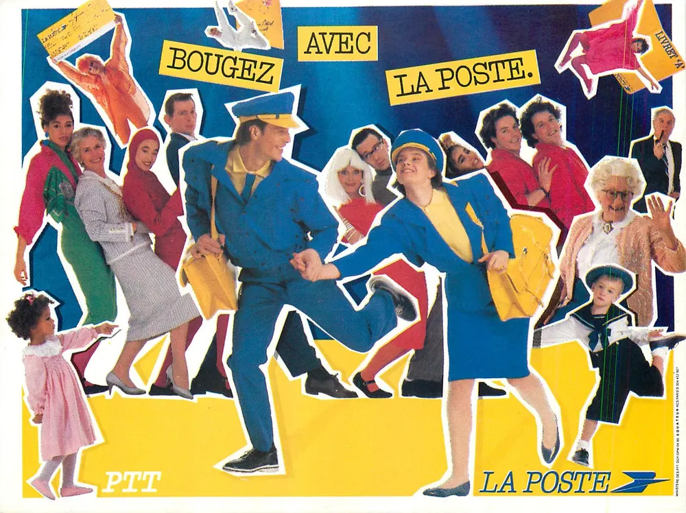 Mova-se com a Postagem — campanha publicitária — PTT - Frente