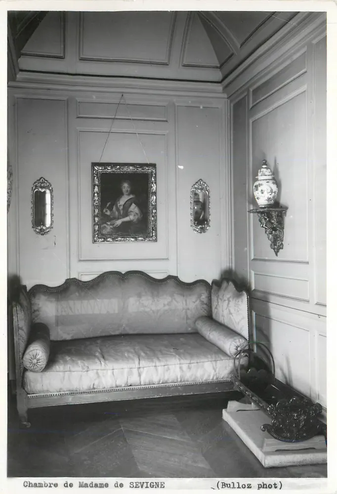 Zimmer von Madame de Sévigné — Photographie von Bulloz - Vorderseite