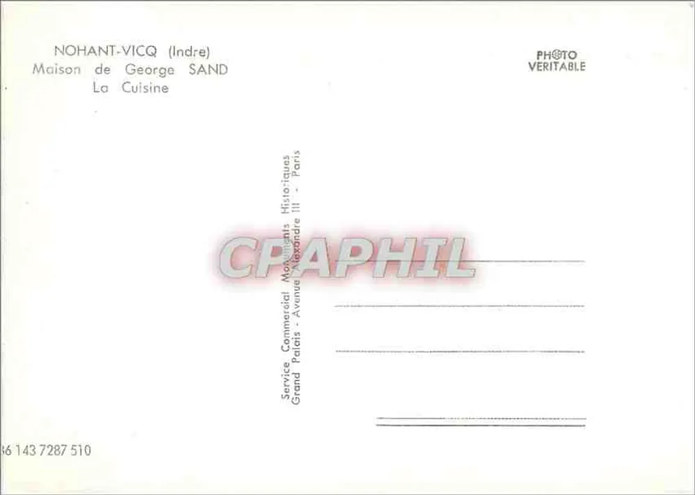 Nohant-Vicq (Indre) — Haus von George Sand — Die Küche - Rückseite