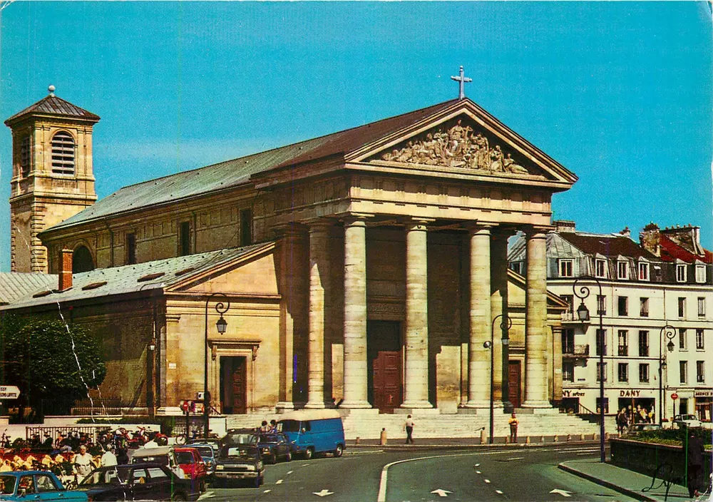 Kirche von Saint-Germain-en-Laye — Place du Château — Photo Rolf Walter, Edition Lynacolor - Vorderseite