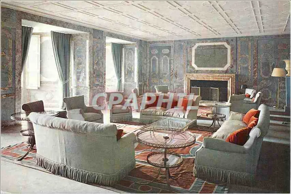 Schloss Rambouillet (Yvelines) — Der Marmor-Salon — Service Commercial Monuments Historiques, Grand Palais, Paris - Vorderseite