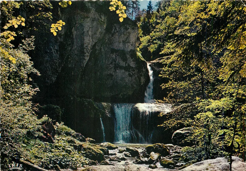 Cascade de la Billaudette — Jura — Éditions 'Le Géographe' n°39.097.03 - Vorderseite