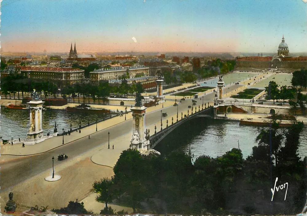 Brücke Alexandre III und Esplanade des Invaliden — Yvonn, n° 17 - Vorderseite
