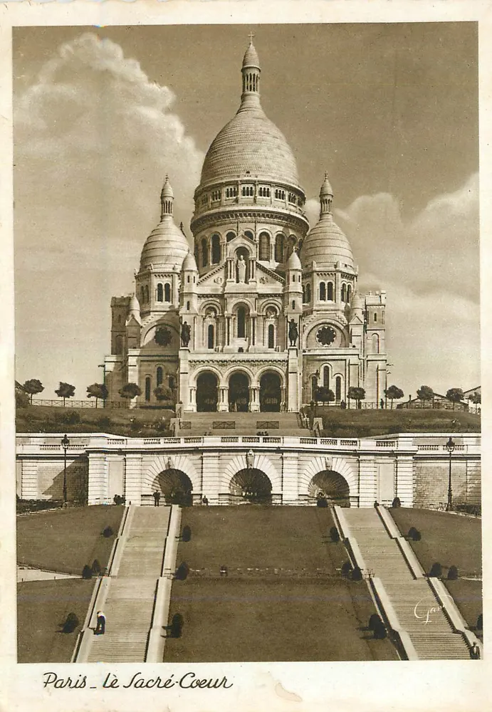 Paris — o Sagrado Coração — Gav - Frente