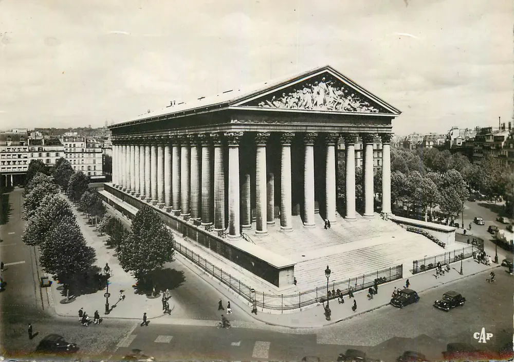 Paris - A Igreja da Madeleine — editor C.A.P. n°45 - Frente
