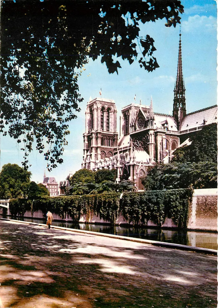 Nossa Senhora de Paris — As margens da Sena — editor desconhecido, número de série não visível - Frente