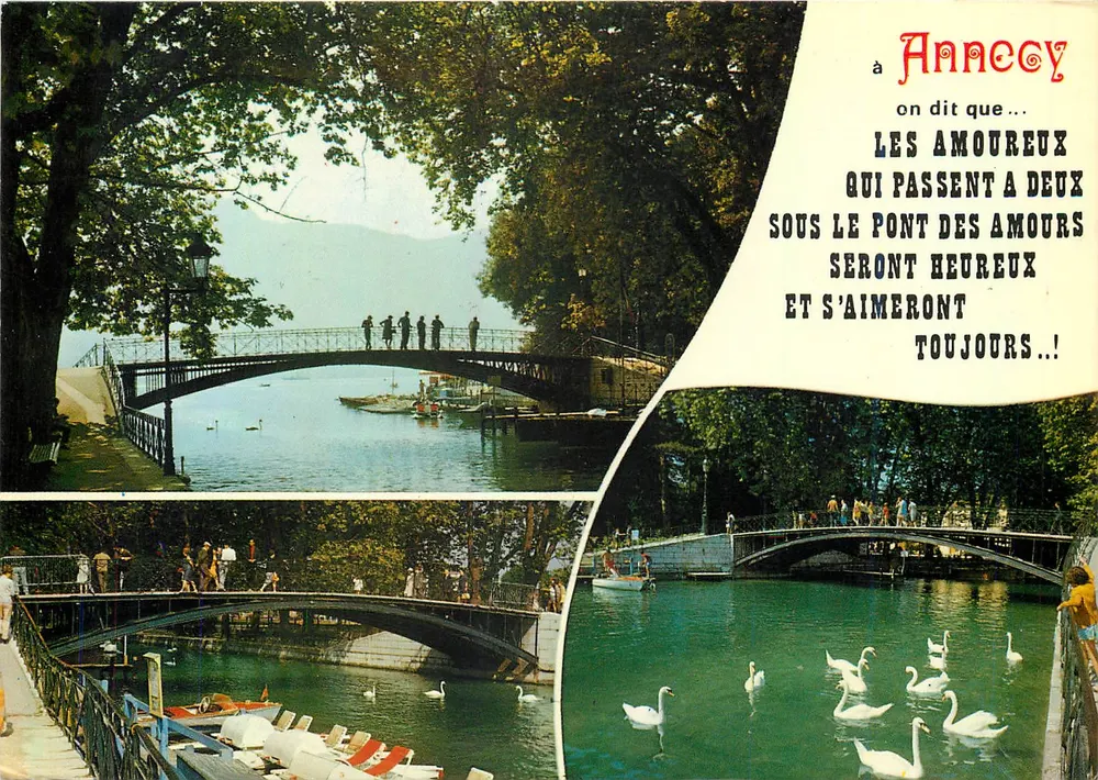 Annecy — Pont des Amours — Edition Spadem - Vorderseite