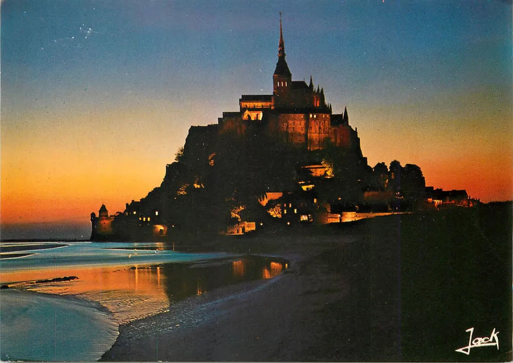 Mont Saint-Michel — Nacht — Éditions D'Art 'JACK' n° 3216 - Vorderseite