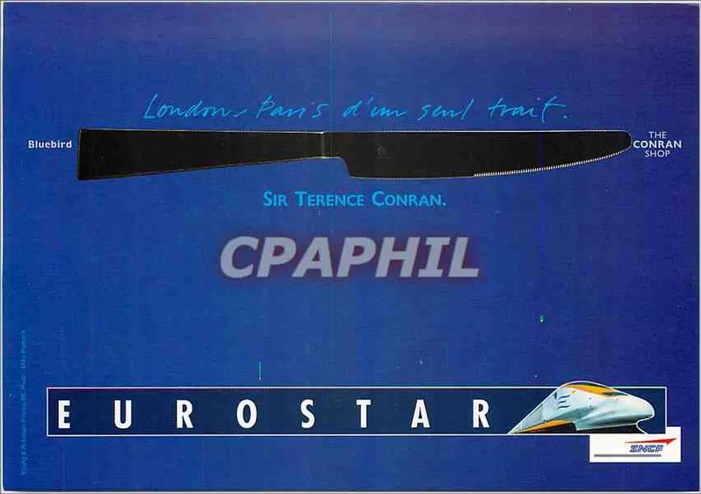 Sir Terence Conran — Eurostar — The Conran Shop - Vorderseite