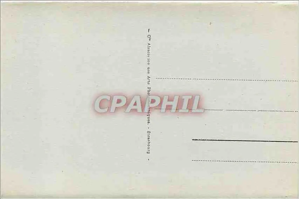 Strasbourg - As Cegonhas — Editor: G. Almouine, Strasbourg - Verso