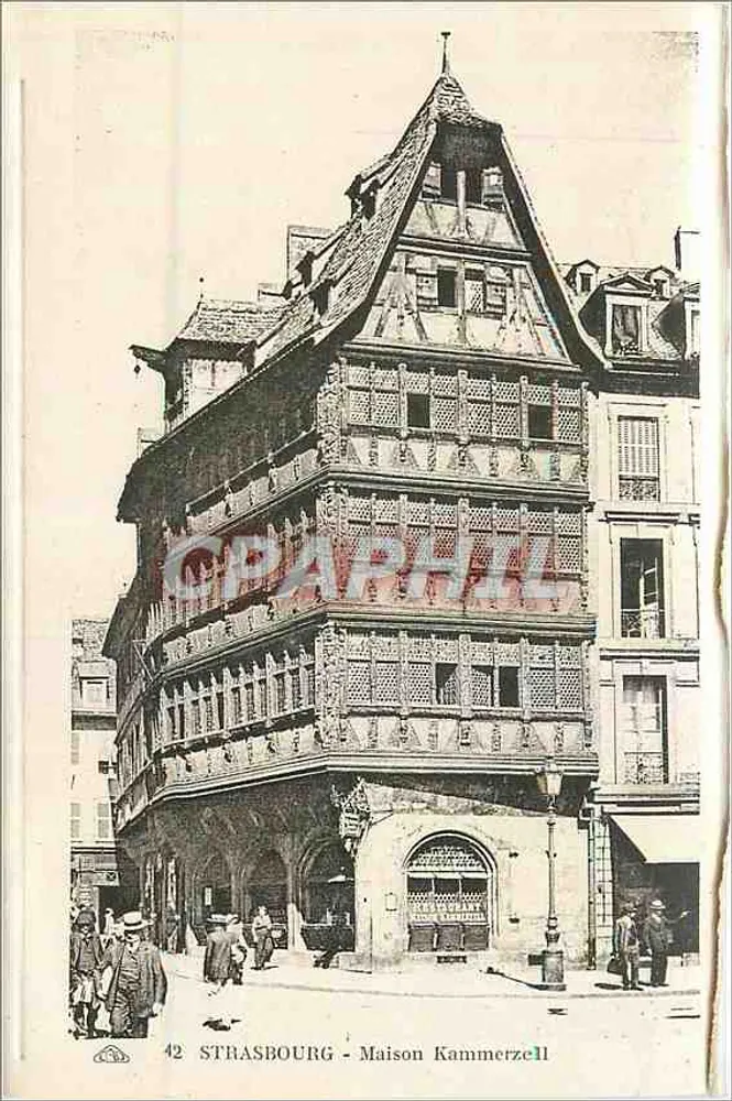 Estrasburgo - Casa Kammerzell — editor Cie Alsaciens des Arts Photomécaniques - Frente