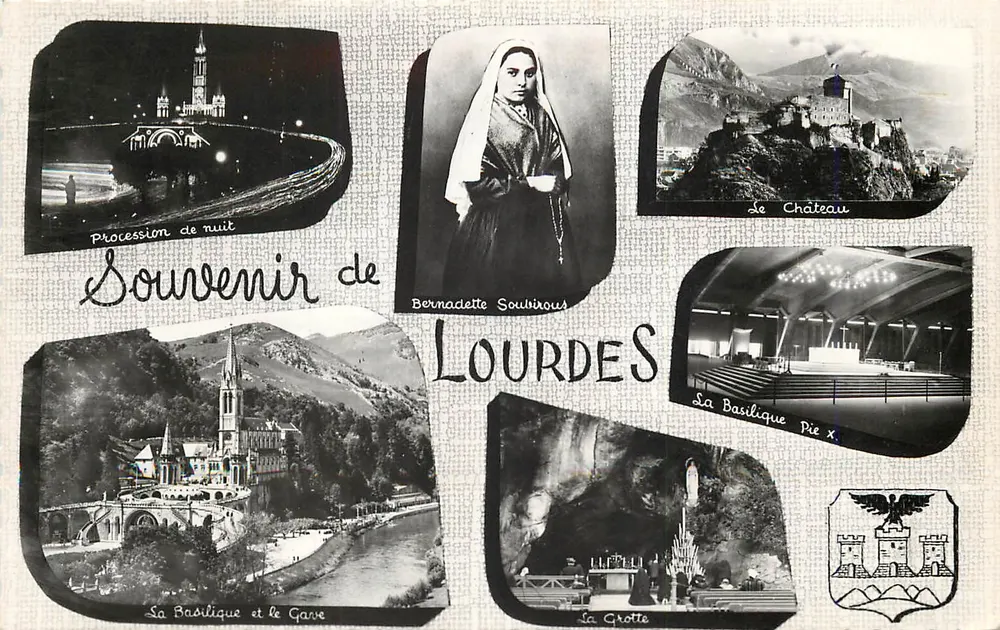 Lourdes — Lembrança de Bernadette Soultirous — Éditions René Bézard - Frente