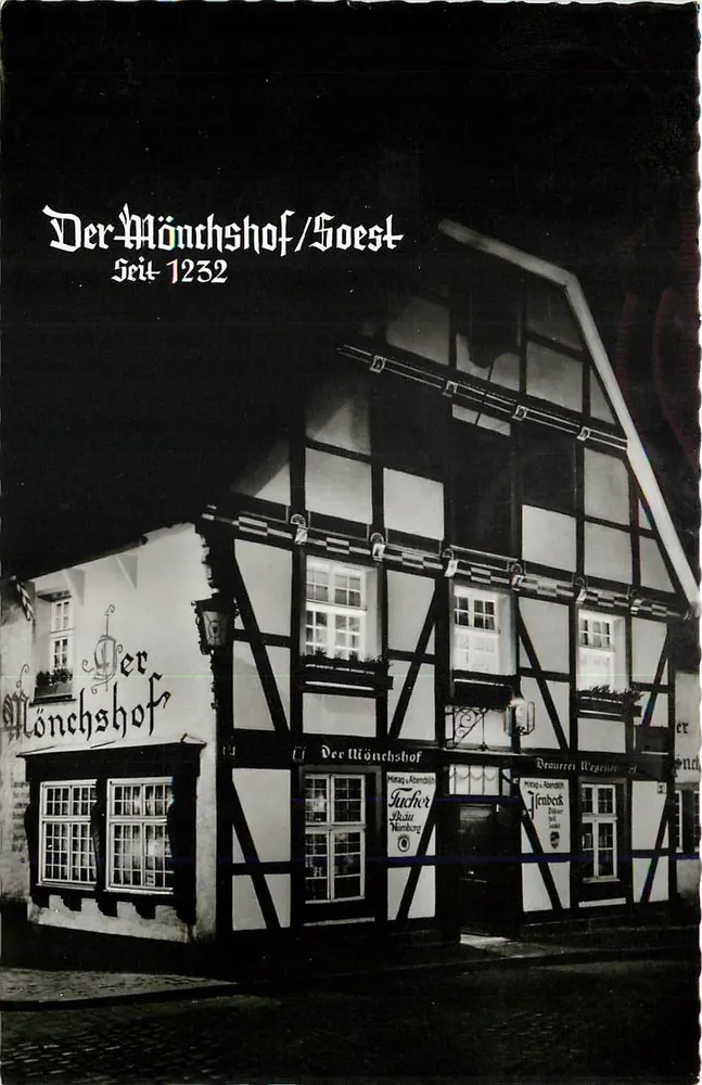 Der Mönchshof / Soest — desde 1232 — editor não visível - Frente