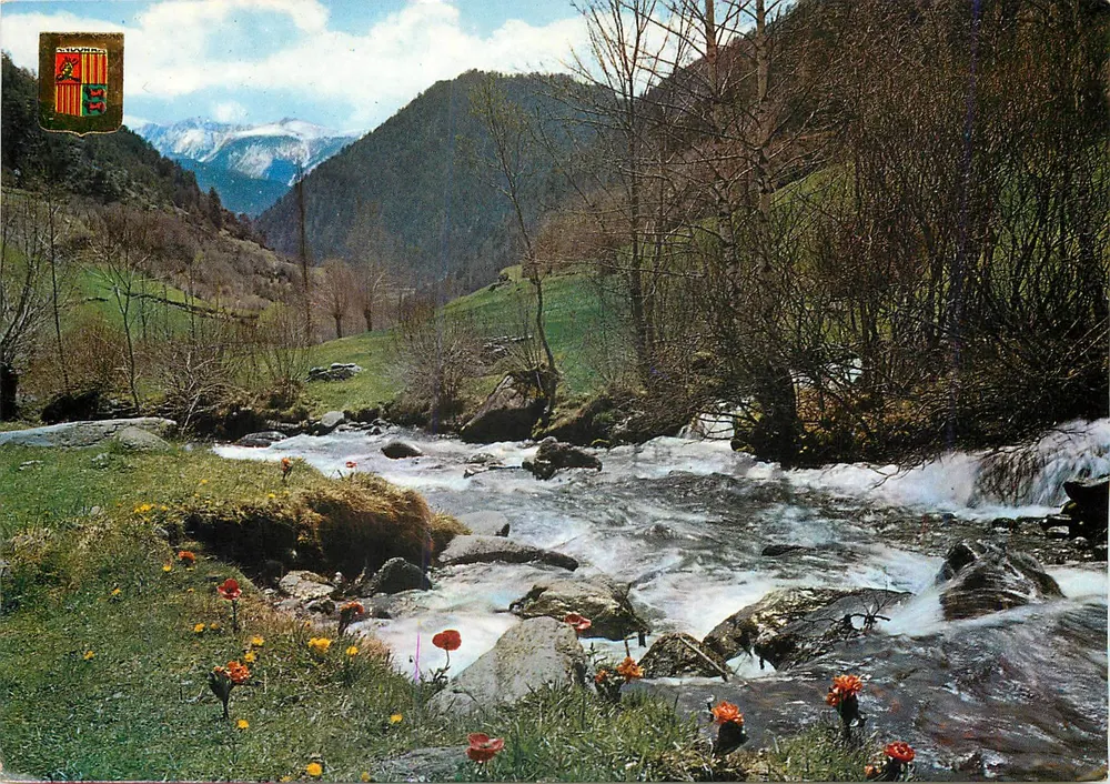 Vall d'Arinsal — Rio Arinsal — Comercial Escolar de Oro, S.A. n° 196 - Frente