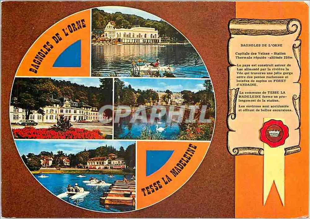 Bagnolles de l'Orne — Estação Termal — Editor Artaud Frères - Frente