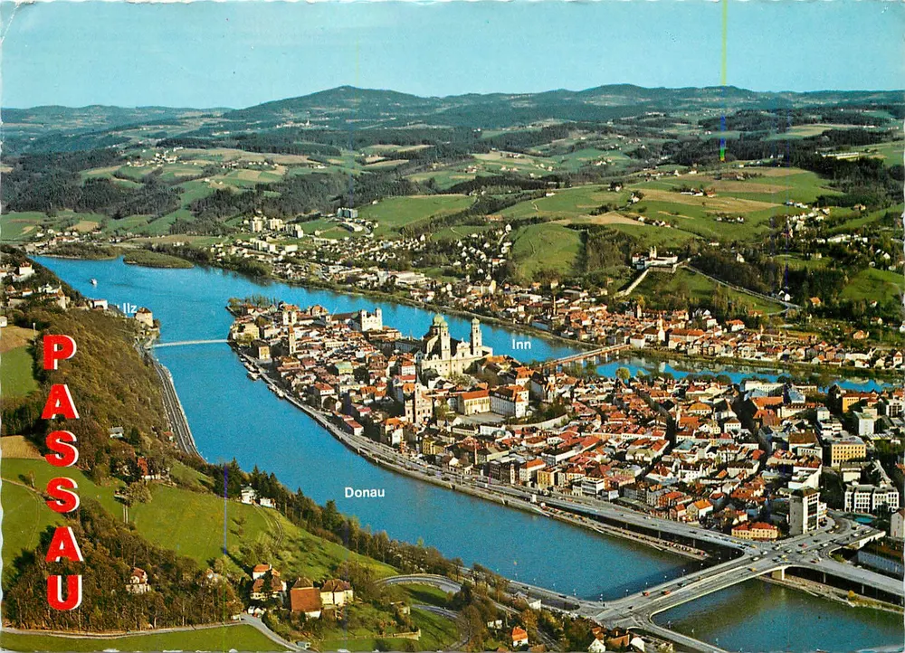 Passau — Stadt der drei Flüsse — Verlag D-839 - Vorderseite