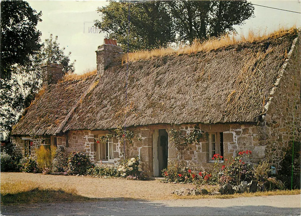 Cottage à Chaumière — Quiberon, Morbihan — Éditions de Bretagne Pittoresque, n° C 301 - Frente